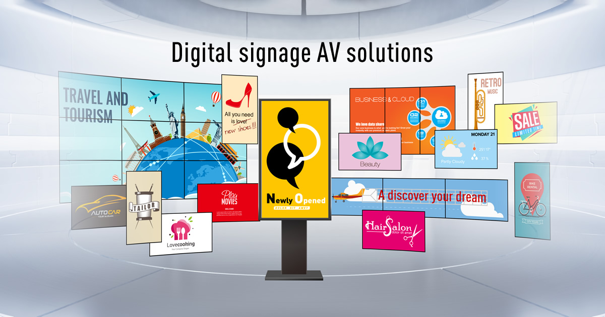 digital signages,window display,digital posters,outdoor digital signages